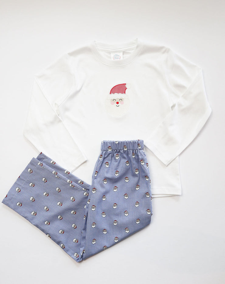 Boy Straight Pant in Santa (#79)