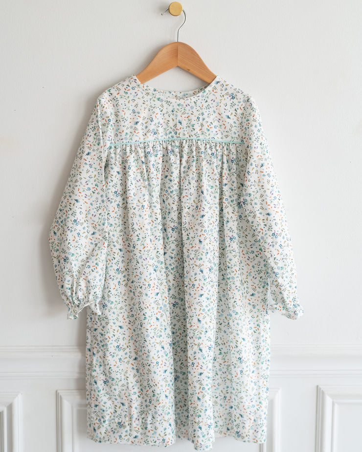 Brigitte Dress in Aqua Floral, SIZE 7