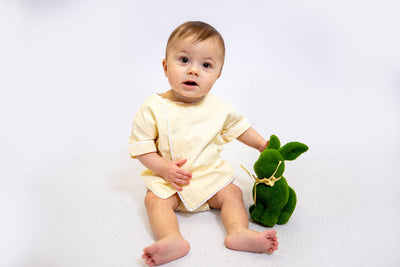 Boy Bloomer in Yellow Chambray, SIZE 6M