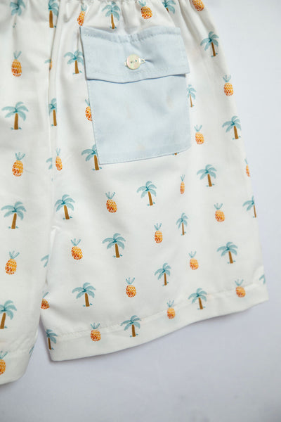 Corey Short in Blue Palm, SIZE 6