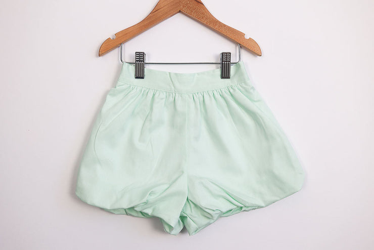 Bubble Short in Mint Pique, Lined, SIZE 5