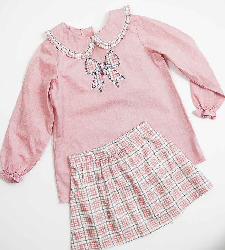 Eliza Skirt in Edinburgh Plaid, SIZE 5
