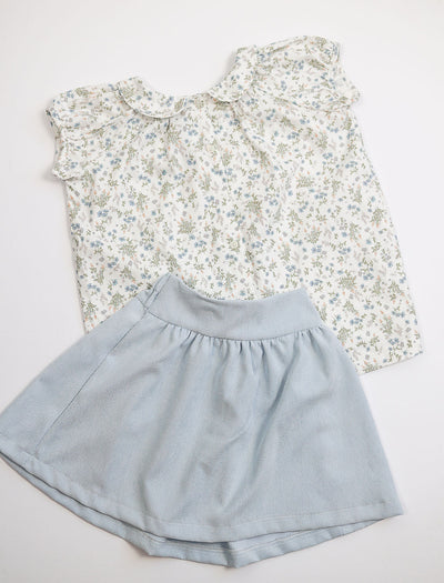 Cap Sleeve Top in English Garden, SIZE 8