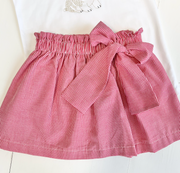 Betty Bow Skirt in Your Fabric Choice (Pre-Order)